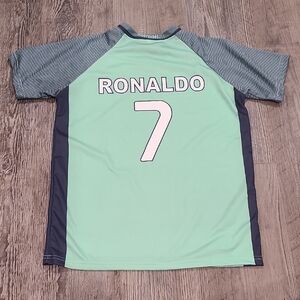 Christiano Ronaldo #7 2016-2017 Portugal Away Jersey Size 14
